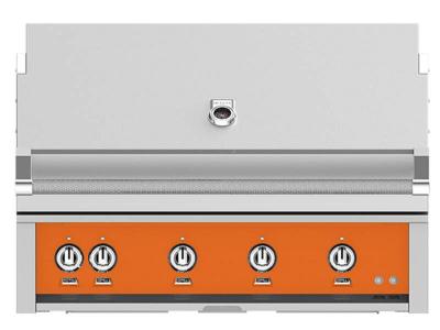 42" Hestan Outdoor Built-In Grill With Liquid Propane in Citra - GABR42-LP-OR