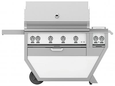 42" Hestan Outdoor Deluxe Natural Gas Grill With Double Side Burner - GSBR42CX2-NG-WH