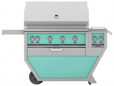 42" Hestan Outdoor Deluxe Natural Gas Grill With Double Side Burner - GSBR42CX2-NG-TQ