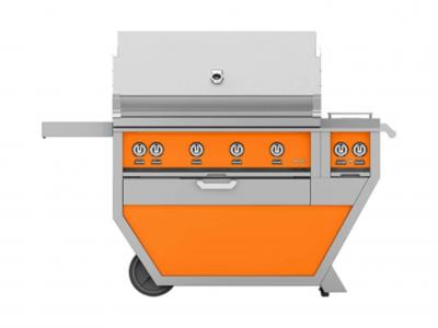 42" Hestan Outdoor Deluxe Grill with Double Side Burner - GSBR42CX2-LP-OR