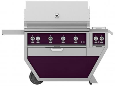 42" Hestan Outdoor Deluxe Grill with Double Side Burner - GSBR42CX2-LP-PP