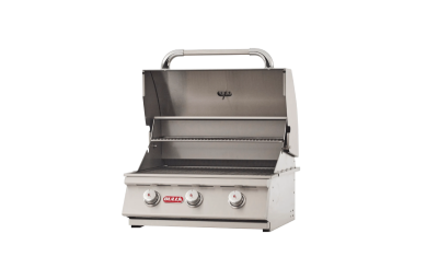 24" Bull Steer 3 Burner Natural Gas Grill Head in Stainless Steel - 69009