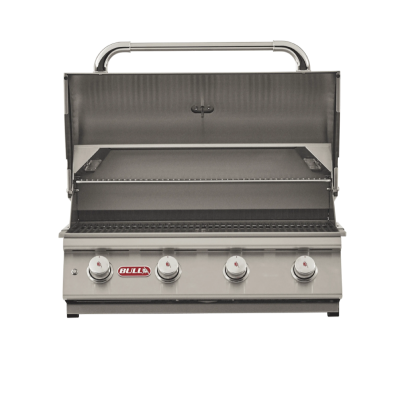 30" Bull Lonestar 4 Burner Natural Gas Grill Head in Stainless Steel - 87049