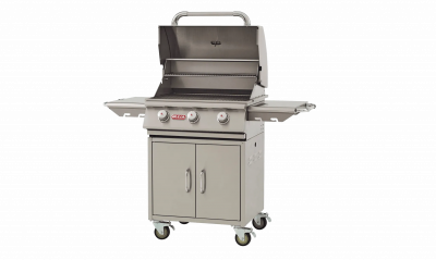 24" Bull 3 Burner Steer Liquid Propane Gas Grill Cart - 69101