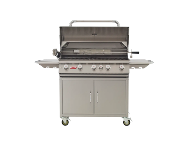 38" Bull Brahma Freestanding Liquid Propane Gas Barbecue Grill Cart - 55000