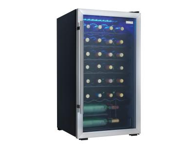 18" Danby 30 Bottle Free-Standing Wine Cooler in Stainless Steel - DWC310BLSDD